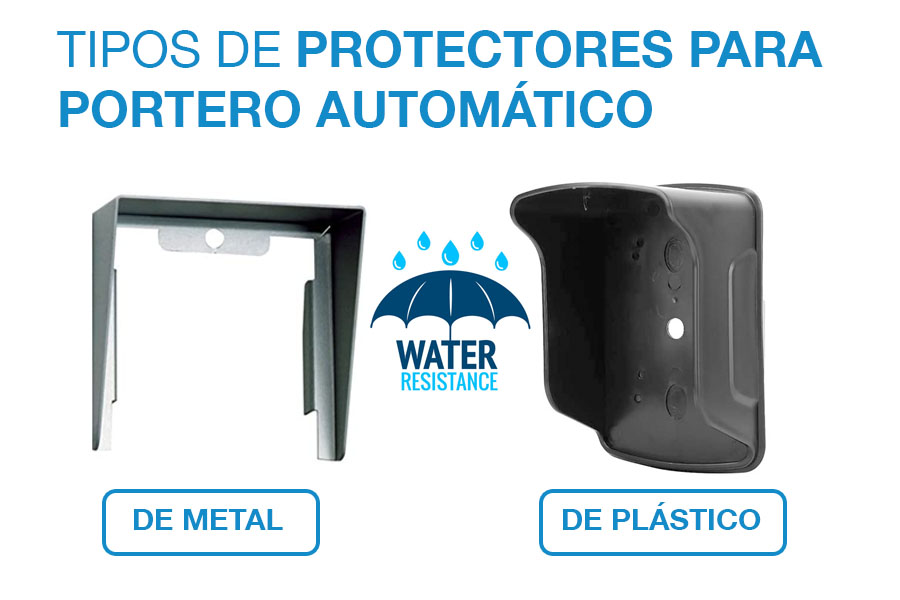protector lluvia videoportero